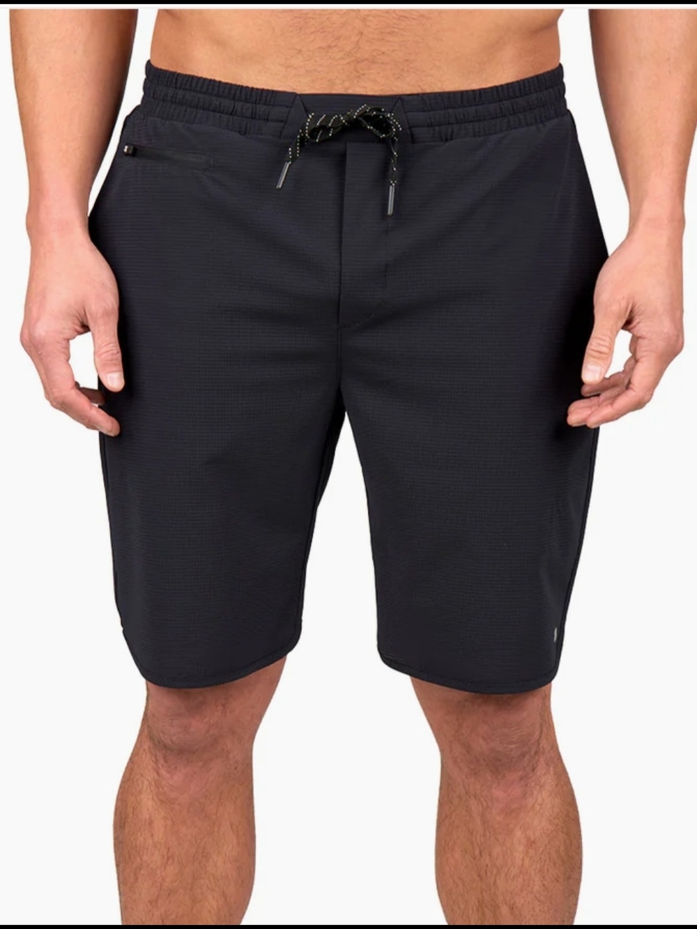Black Clover Live Luck Maximus Men's Black Performance Drawstring Shorts